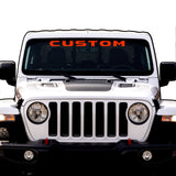 Windshield Lettering