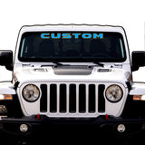 Windshield Lettering