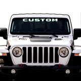 Windshield Lettering