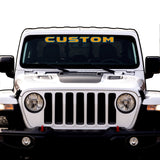 Windshield Lettering