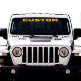 Windshield Lettering