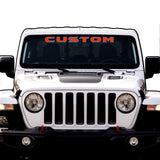 Windshield Lettering