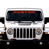 Windshield Lettering