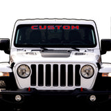 Windshield Lettering