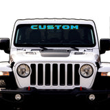 Windshield Lettering