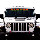 Windshield Lettering