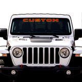 Windshield Lettering