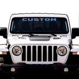 Windshield Lettering