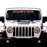 Windshield Lettering