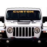 Windshield Lettering