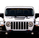 Windshield Lettering