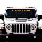 Windshield Lettering