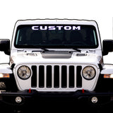 Windshield Lettering