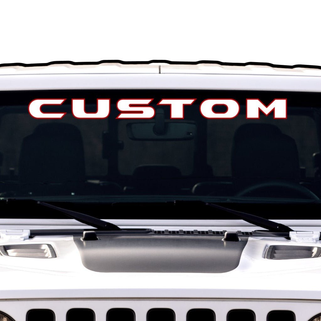 Windshield Lettering – Acerbographix