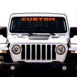 Windshield Lettering