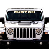 Windshield Lettering