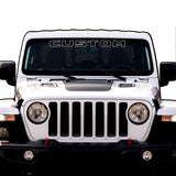 Windshield Lettering