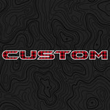 Plaid Hood Lettering | Set of 2