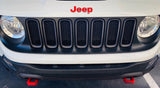 JEEP Emblem Overlay Decals – Solid Colors | Fits 2015+ Jeep Renegade