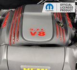 5.7L V8 Engine Cover Letter Overlays - 11-24 Durango R/T