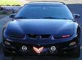 Front License Plate Cover Overlay Decal - 98-02 Firebird