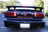 Rear Panel Overlay Decals - 93-02 Trans Am