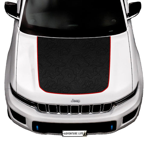Hood Graphic | fits 2022+ Jeep Grand Cherokee WL 2-row