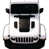 Hood Graphic for RUBICON | Matte Black - fits Wrangler JL & Gladiator JT