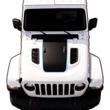 Hood Graphic for RUBICON | Matte Black - fits Wrangler JL & Gladiator JT