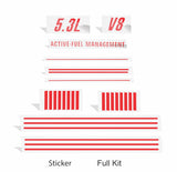 GXP Engine Cover Overlay Decals - Grand Prix GXP