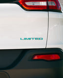 LIMITED Emblem Overlay Decal for Jeep – Vinyl Badge Sticker