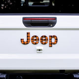 Emblem Decal set for Jeep Gladiator | Plaid