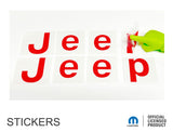 Jeep Emblem Overlay Decals   - 07-17 Jeep Patriot