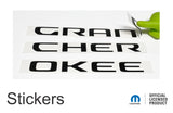 Door Emblem Overlay Decals  - 2021-2025 Grand Cherokee L