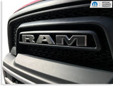RAM Grille Emblem Overlay Decal   - 2019-2024 Ram 1500 Classic Warlock