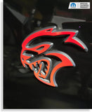 Hellcat Emblem Overlay Stickers (pair) - Durango SRT Hellcat