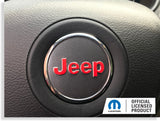 Steering Wheel Emblem Overlay Decal   - 14-23 Cherokee