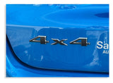 4x4 Emblem Overlay Decal - 2014-2026 Jeep Compass