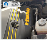 HEMI Lettering Engine Cover Decals - 11-25 Durango R/T