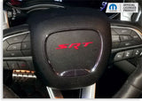 SRT Steering Wheel Emblem Overlay Decal   - 2018-2026 Durango SRT