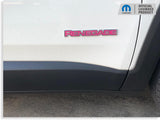 RENEGADE Emblem Inlay Decals   - Jeep Renegade