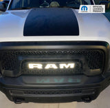 RAM Grille Emblem Overlay Decal   - 2019-2024 Ram 1500 Classic Warlock