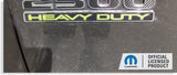 HEAVY DUTY Door Emblem Overlay Decals   - 2013-2018 Ram 2500
