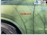 HEMI Fender Emblem Overlay Decal Stickers - 2020-2026 Durango R/T