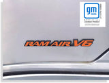 RAM AIR V6 Badge Overlay Decal - 99-05 Grand Am