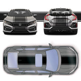20" Racing Stripes w/pins Self Healing Vinyl fits Honda Civic Hatchback 2021 +