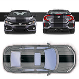 16" Racing Stripes w/pins Self Healing  fits Honda Civic Si Sedan 2017 - 2020
