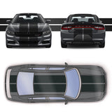 Dual 12" Racing Stripe Self Healing Vinyl fits Dodge Charger 2011 to 2022