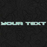 Soft Colors Hood Lettering | Set of 2