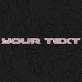 Soft Colors Hood Lettering | Set of 2